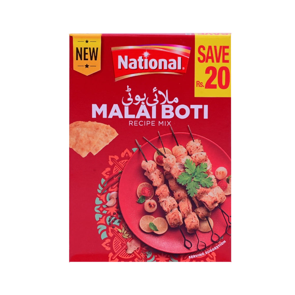 NATIONAL MALAI BOTI SP CP 20 OFF 50 GM