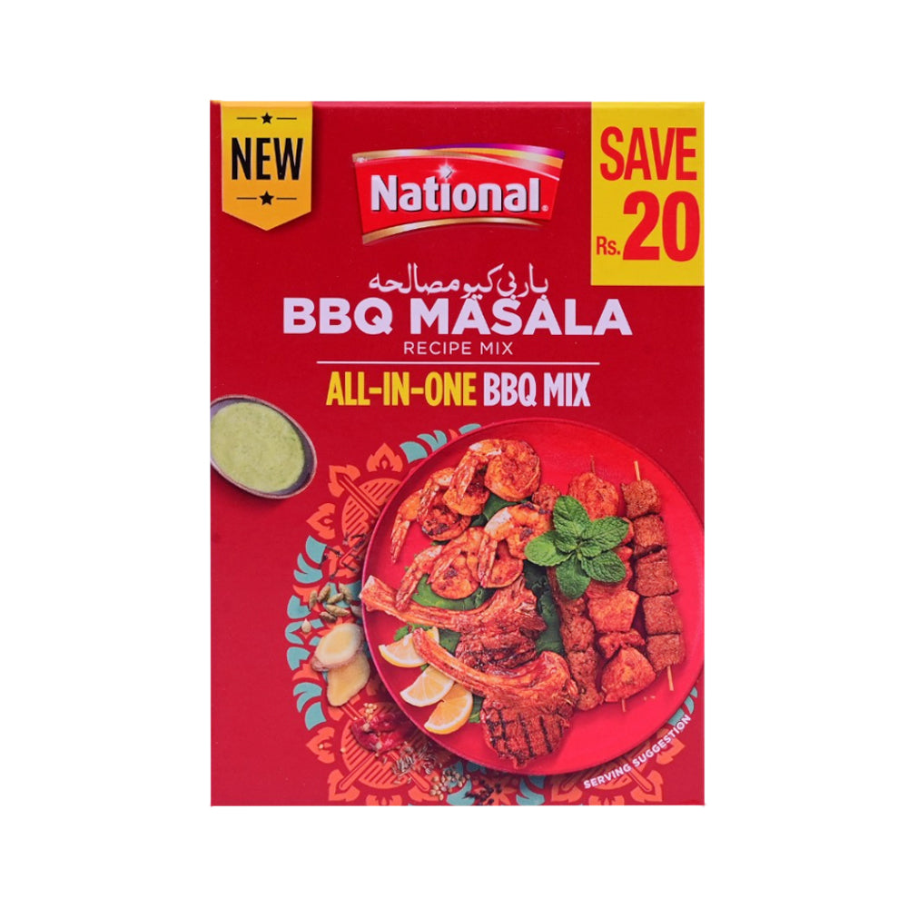 NATIONAL RM BBQ MASALA CP 20 OFF 45 GM