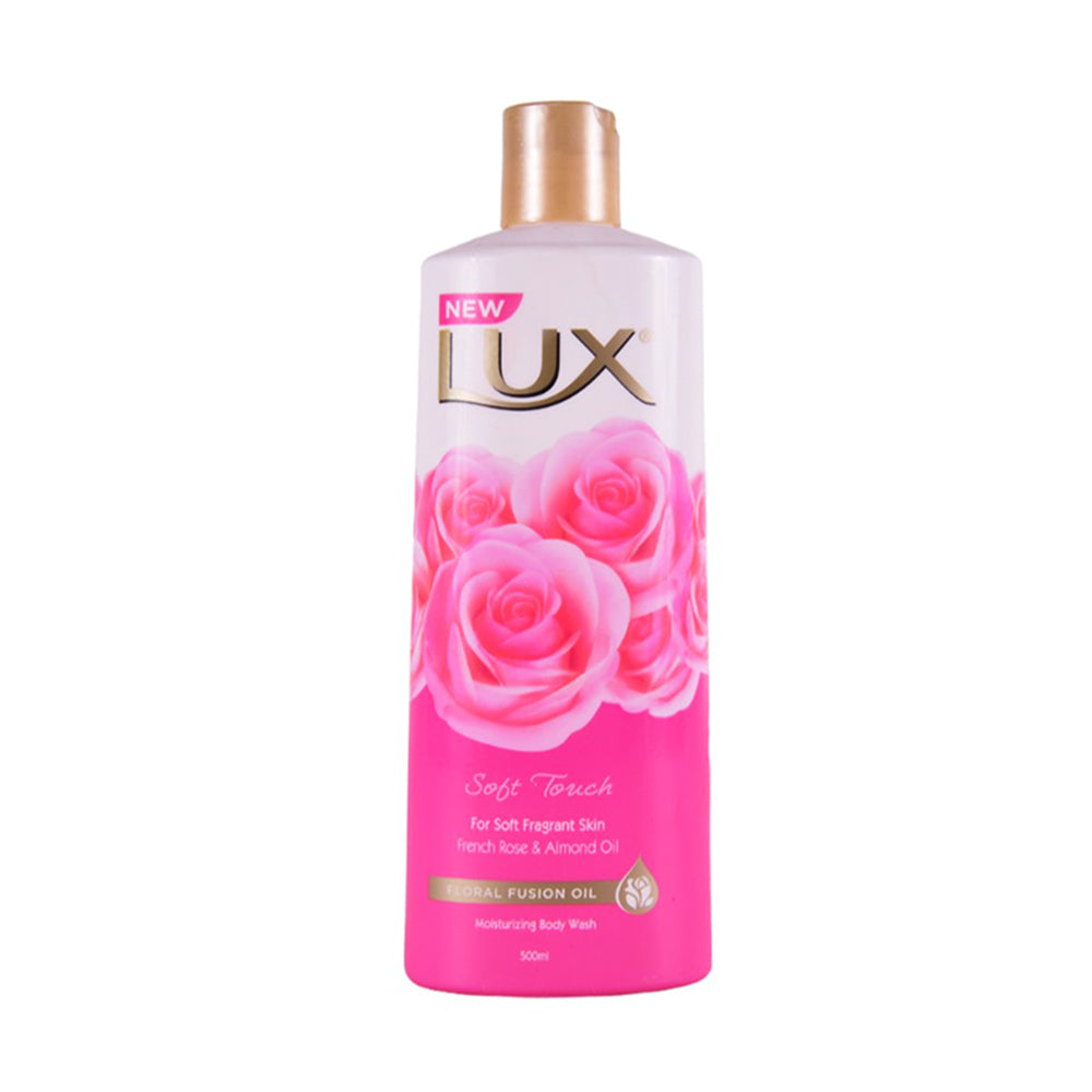LUX BODY WASH ROSE & ALMOND OIL SOFT TOUCH 500 ML