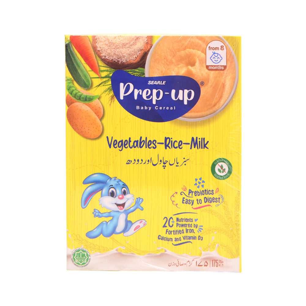 SEARLE PREP-UP CEREAL VEGETABLES RICE MILK 175GM
