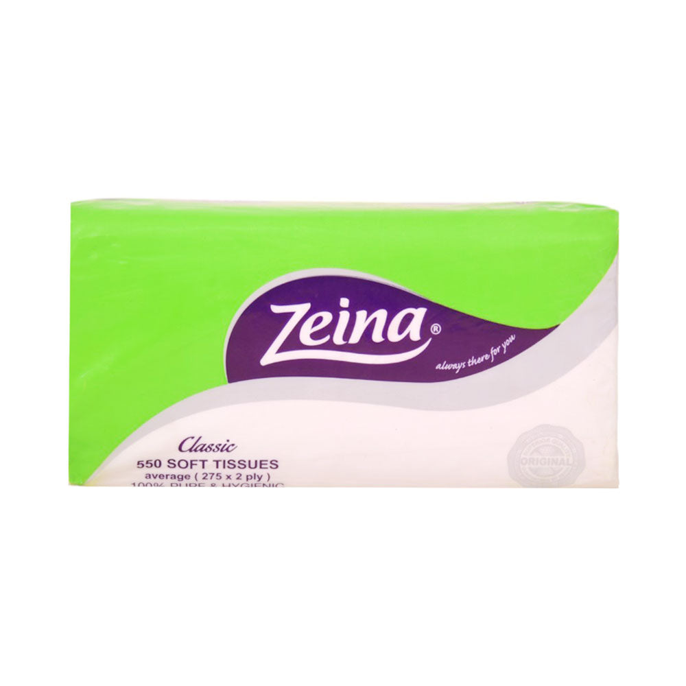 ZEINA CLASSIC 550 SOFT TISSUES 2 PLY 275 SHEETS