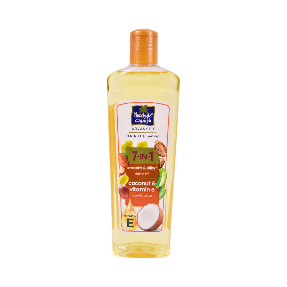 PARACHUTE 7IN1 SMOOTH & SILKY COCONUT HAIR OIL 180ML