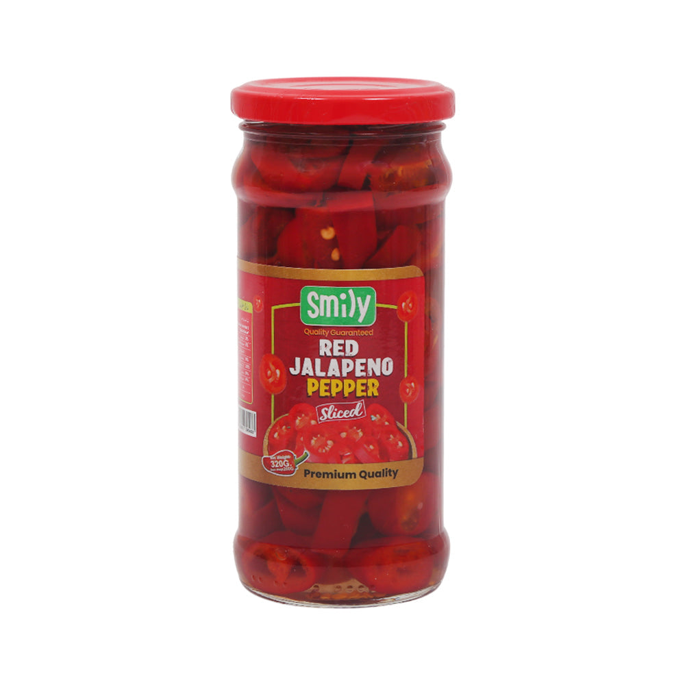 SMILY  RED JALAPENO PEPPER SLICED