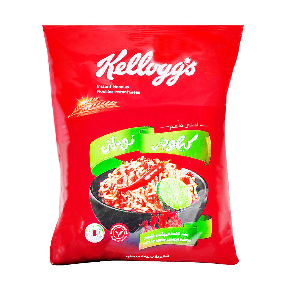 KELLOGGYS INSTANT NOODLES HOT & SPICY LEMON FLAVOR 70 GM