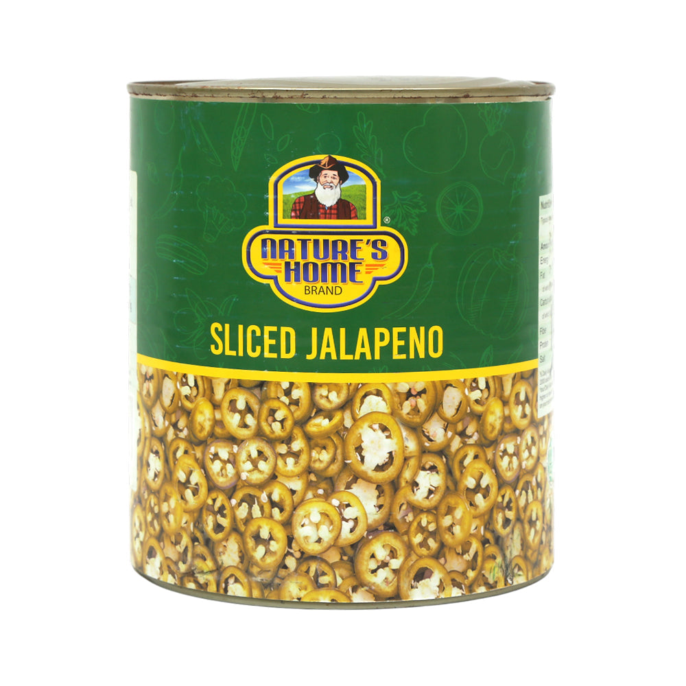 NATURES HOME JALAPENO SLOCED TIN 3000 GM