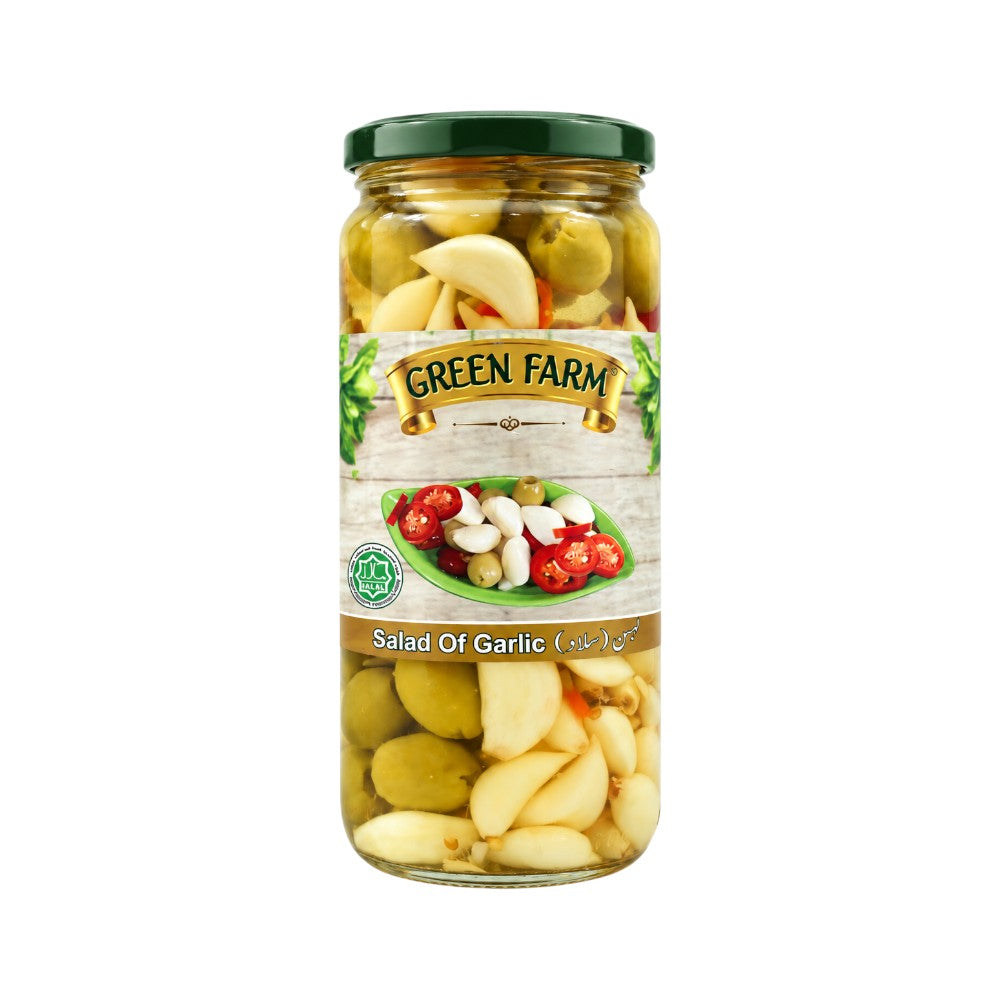 GREEN FARM PICKLE GARLIC SALAD 420 GM