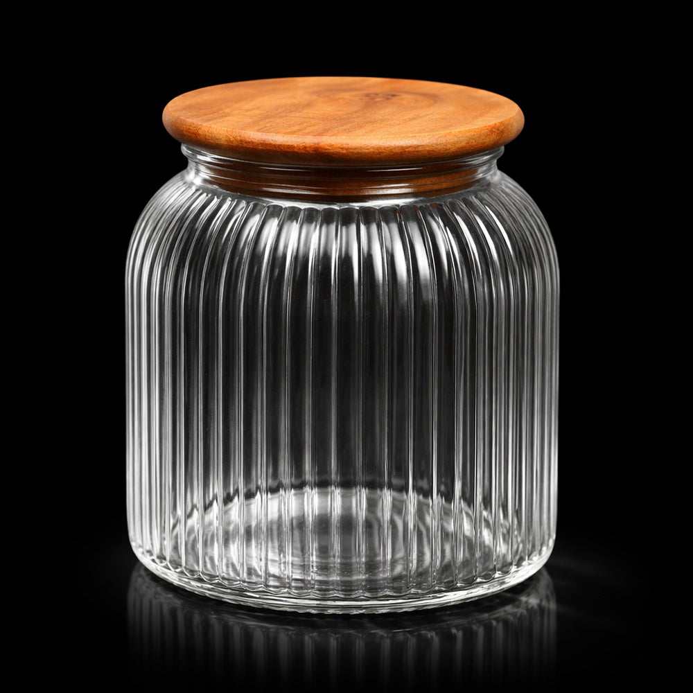 JAR COCO WOODEN LID DUMAN 0.9 LTR 214