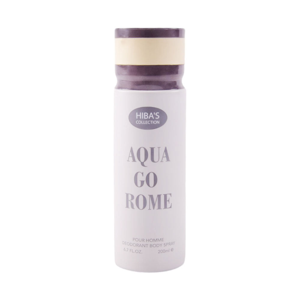 HIBAS COLLECTION BODY SPRAY AQUA GO ROME  200 ML