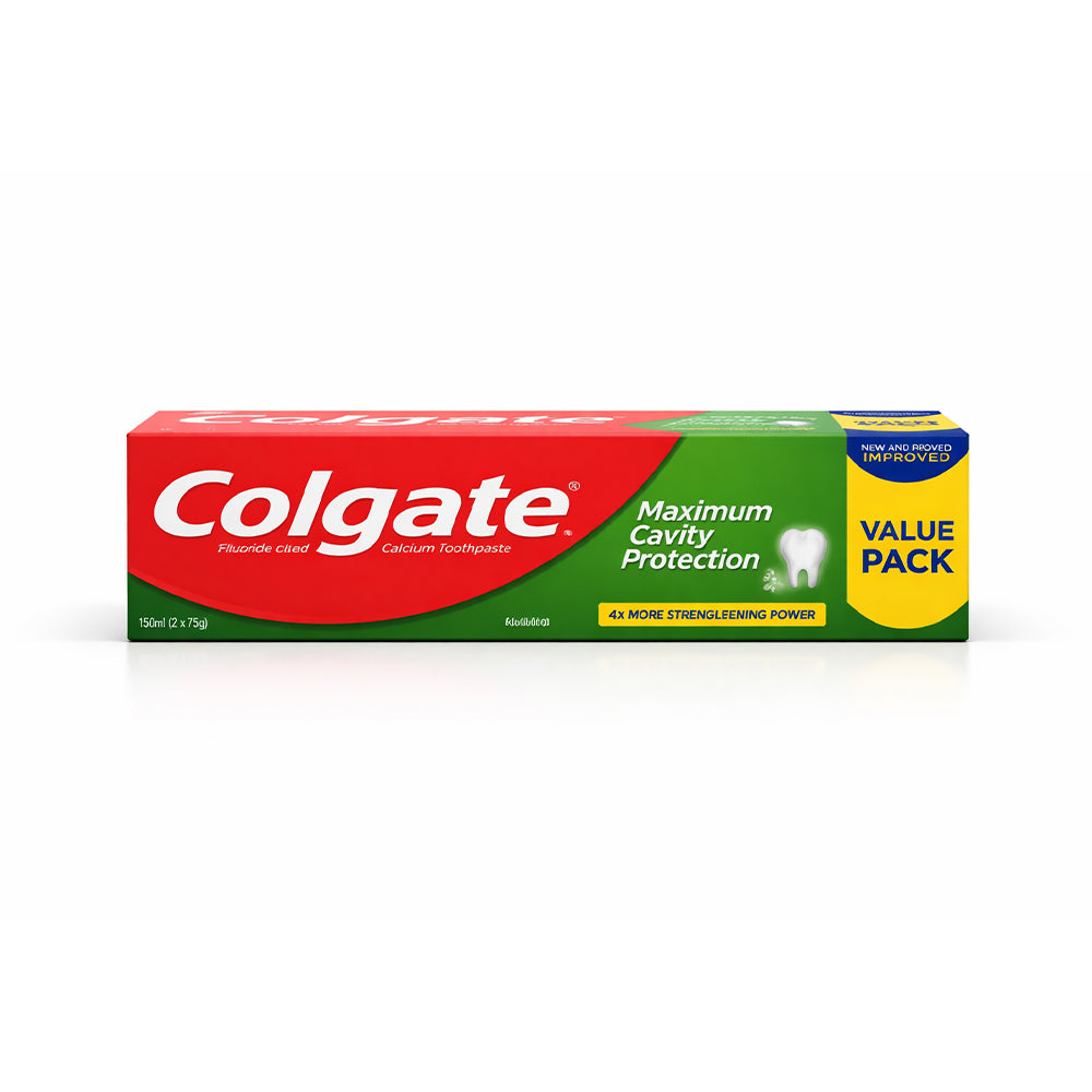 COLGATE TOOTHPASTE MAXIMUM CAVITY PROTECTION 150 ML (IMP)