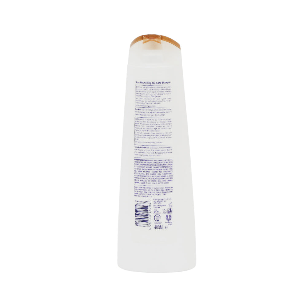DOVE SHAMPOO NOURISHING OIL CARE 400 ML