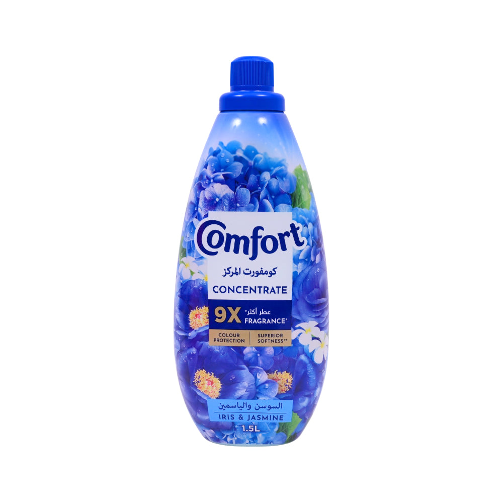 COMFORT FABRIC SOFTENER CONCENTRATE IRIS & JASMINE 1.5 LTR