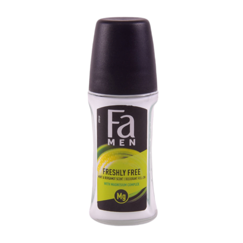 FA MEN ROLL ON FRESHLY FREE MINT & BERGAMOT SCENT 50 ML