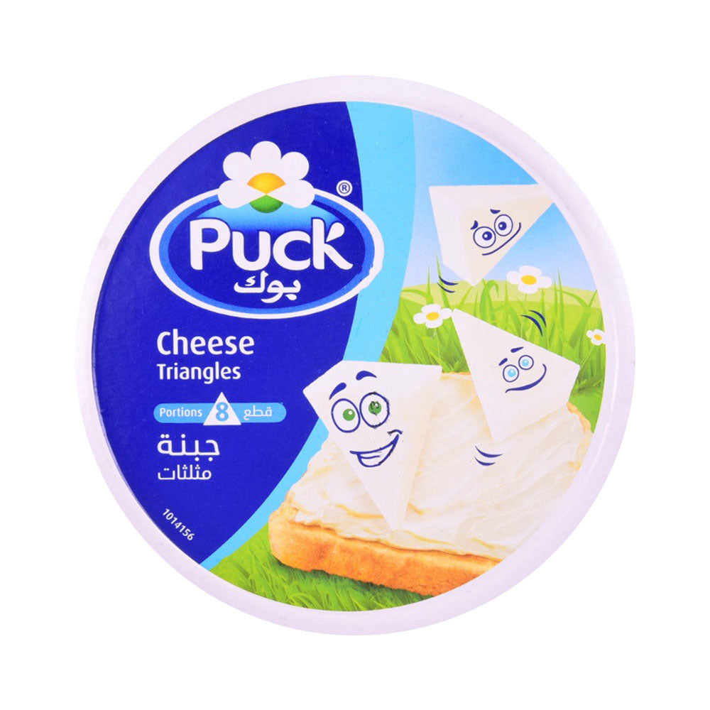 PUCK TRIANGLES CHEESE PORTIONS 8 120G – Al-Fatah