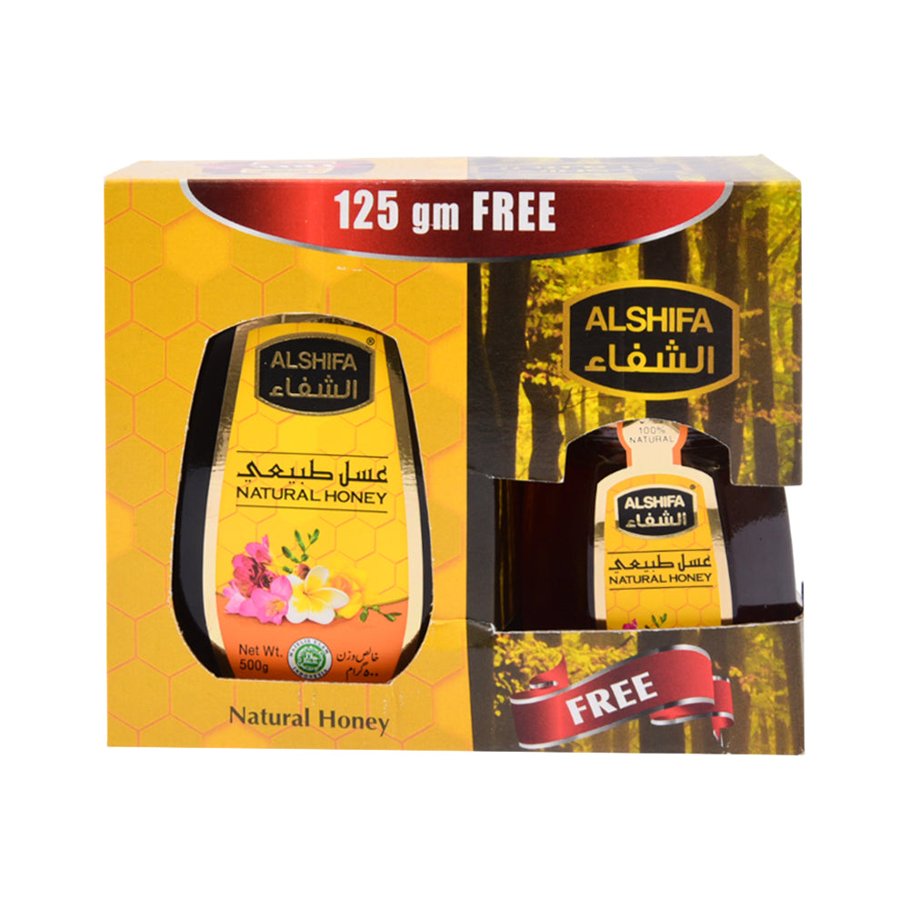 AL SHIFA HONEY NATURAL PACK 2PC 625 GM