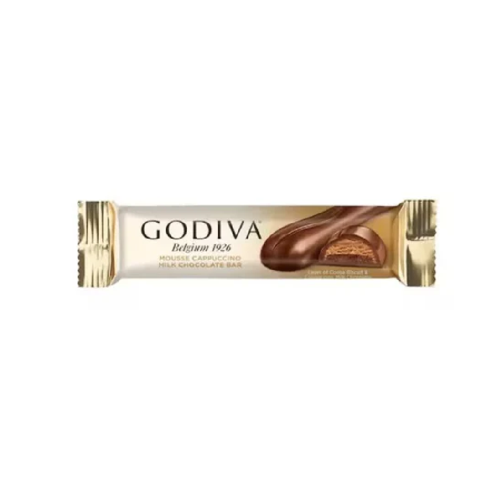 GODIVA CHOCOLATE BAR MOUSSE CAPPUCCINO MILK 35 GM