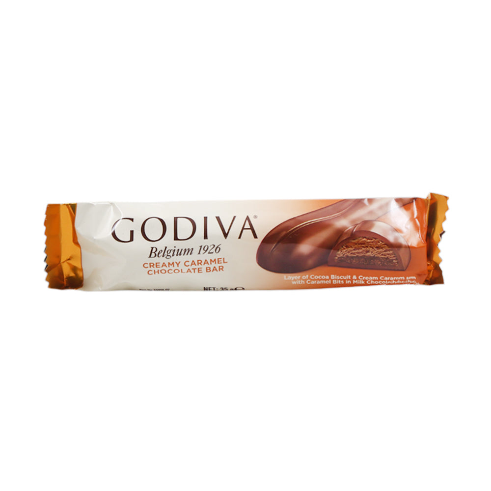 GODIVA CHOCOLATE CREAMY CARAMEL CHOCOLATE BAR 35 GM