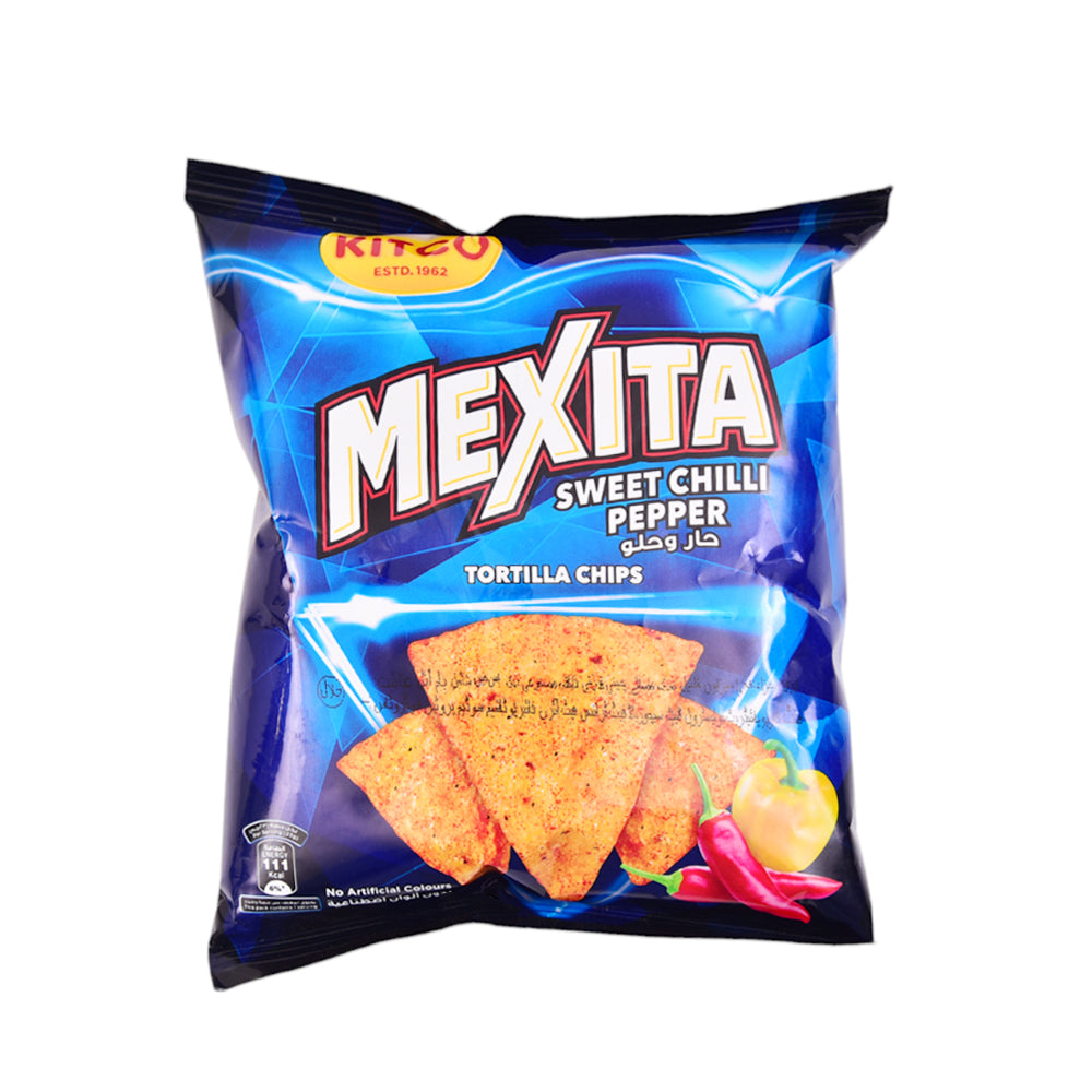 KITCO MEXITA TORTILLA CHIPS SWEET CHILLI & PEPPER 23 GM