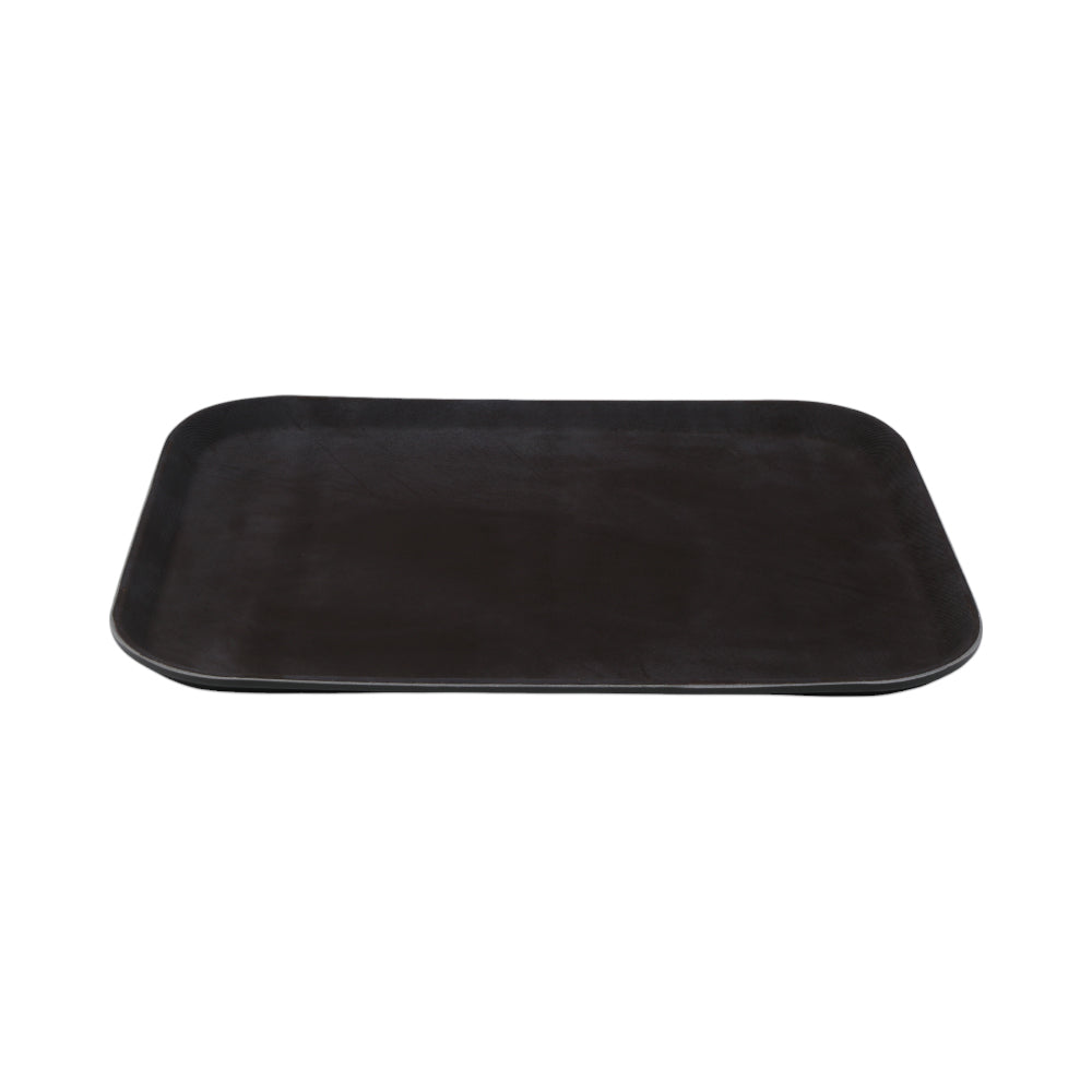 TRAY NON SLIP RECT BROWN C2013442