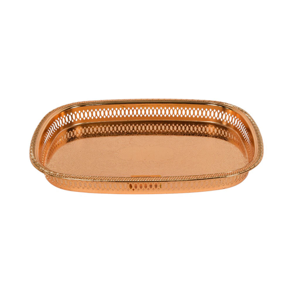 TRAY ZOLTEN RECT GOLD ZL2013646