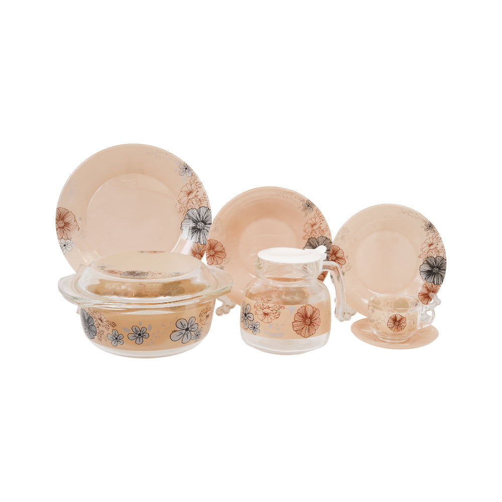 DINNER SET 71PC LUMINARC LILEH CHOCOLATE ED06-K7020