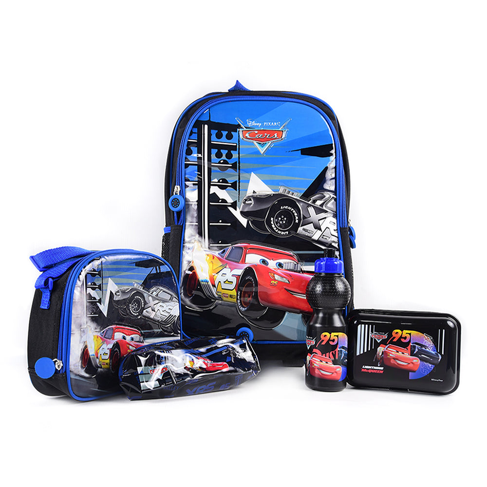 CARP2291-18 Simba Disney Cars School Bag set 5IN1 D