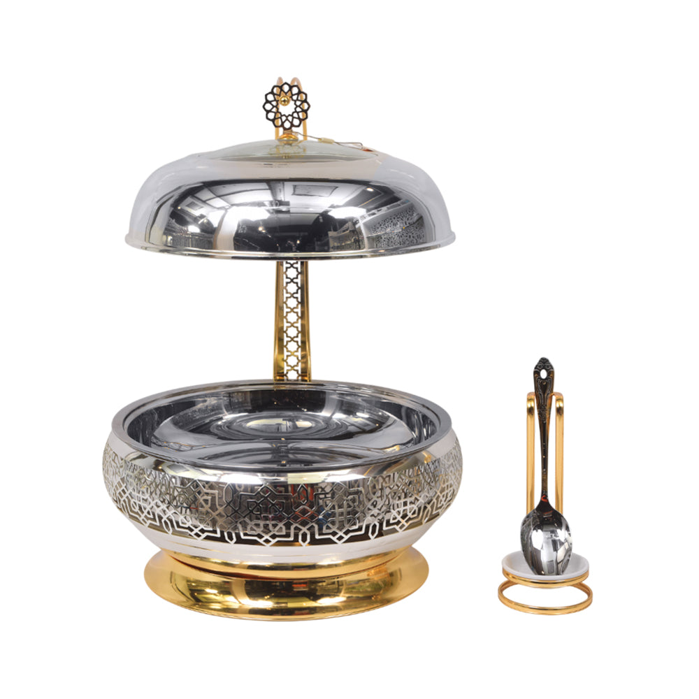 DISH CHAFING 6.5LTR ALMARJAN STS0012928