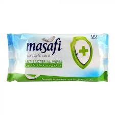 MASAFI ANTIBACTERIAL SOFT CARE WIPES 80 WIPES