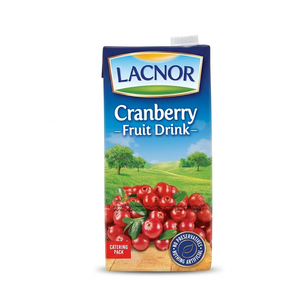 LACNOR JUICE CRANBERRY 1 LTR