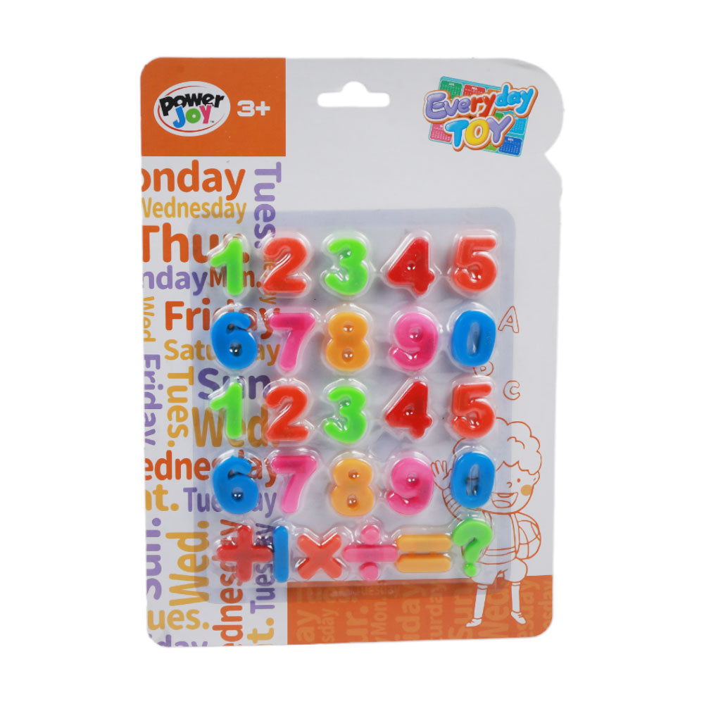 031 POWER JOY MAGNETIC NUMBERS/LETTERS