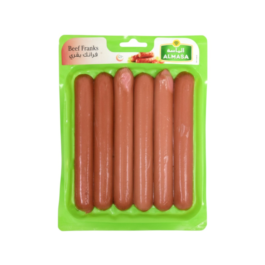 AL MASA BEEF FRANKFURTER SAUSAGE 500GM