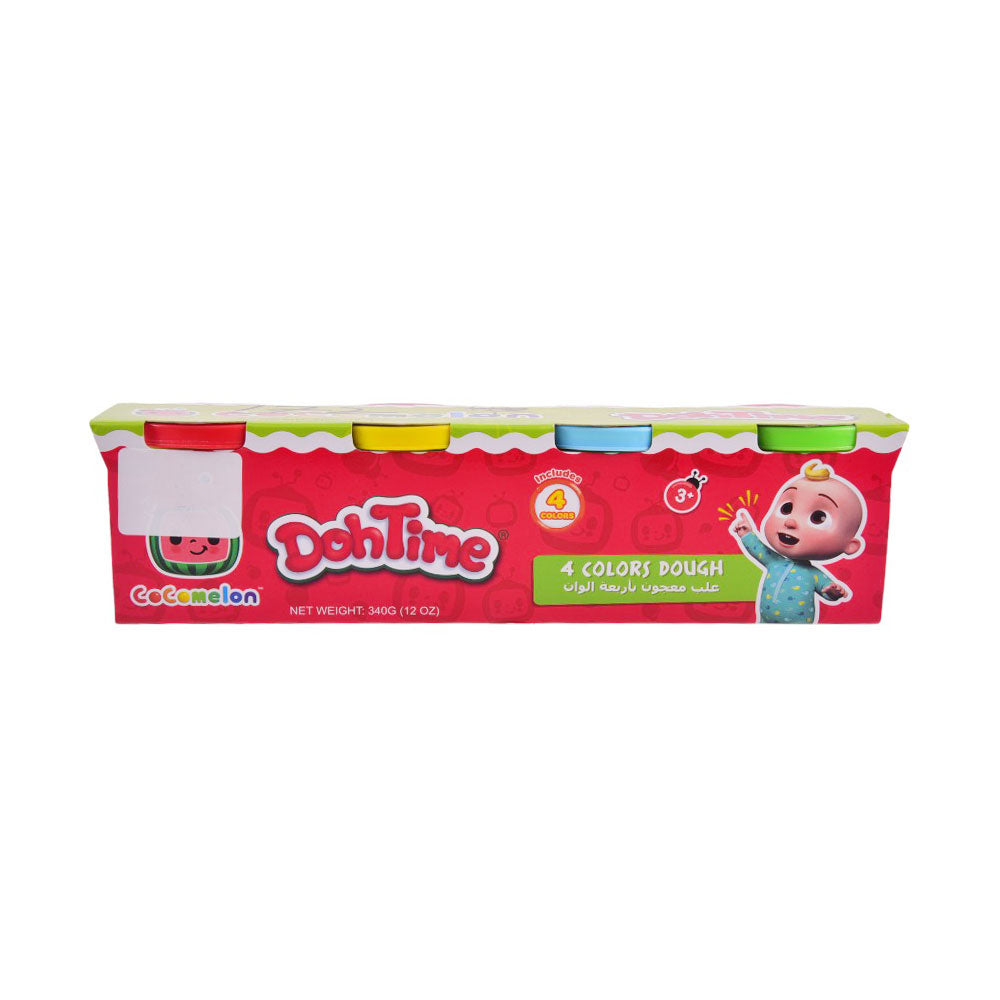 TP101581 COCOMELON DOH TIME PLAY DOUGH 4PC