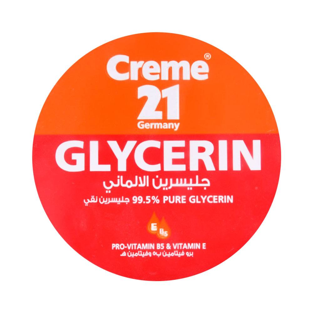CREME 21 CREAM GLYCERIN VITAMIN B5 & VITAMIN E 250 ML