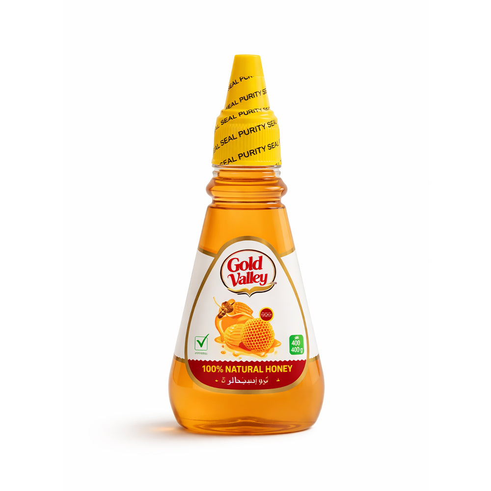 GOLD VALLEY NATURAL HONEY PLASTIC BOTTLE 400 GM