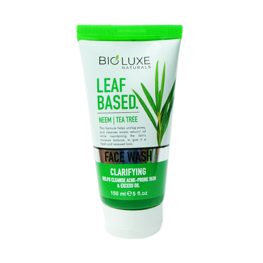 BIOLUXE NEEM&TEA TREE LEAF BASED FACE WASH 150ML