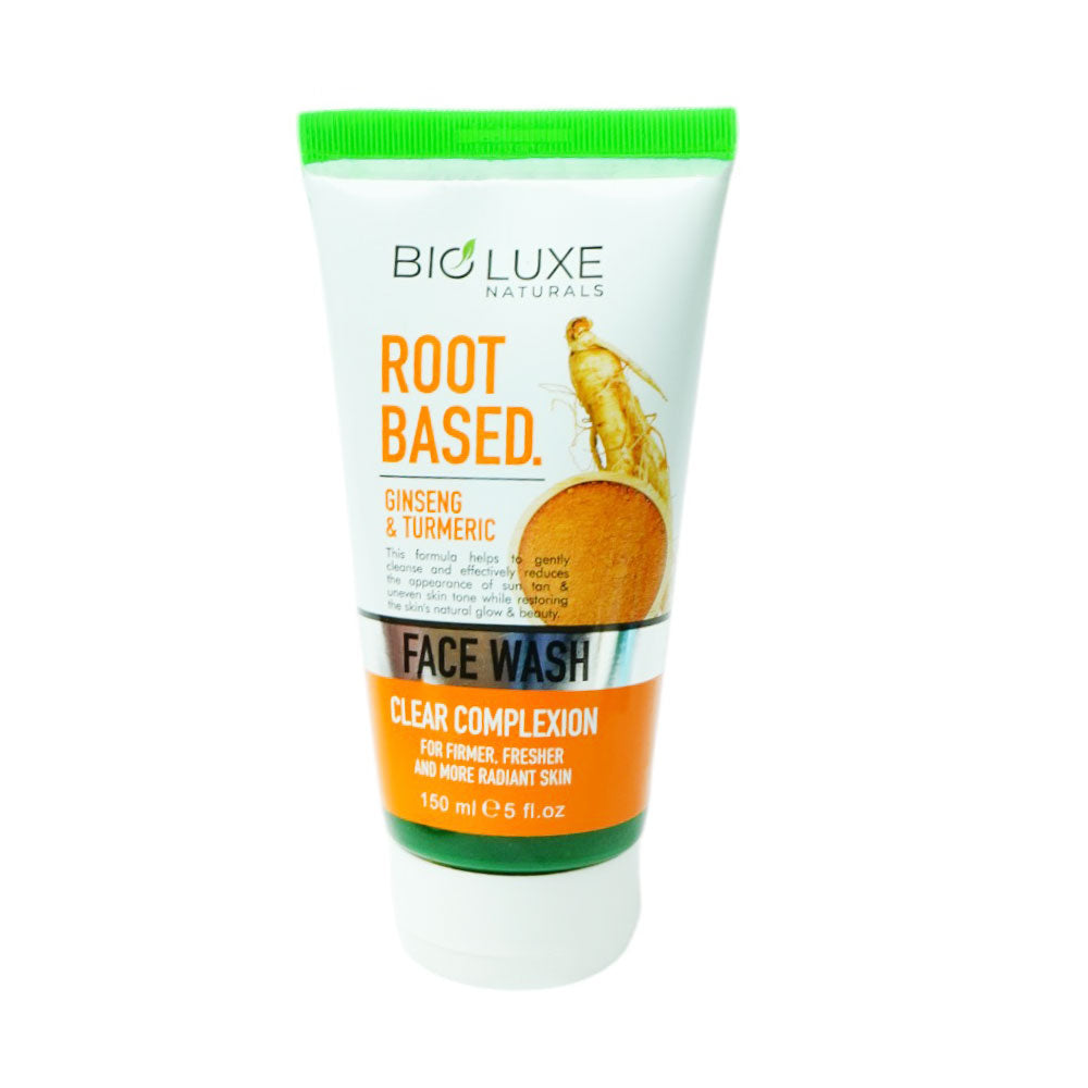 BIOLUXE GINSENG&TURMERIC ROOT BASED FACE WASH 150ML