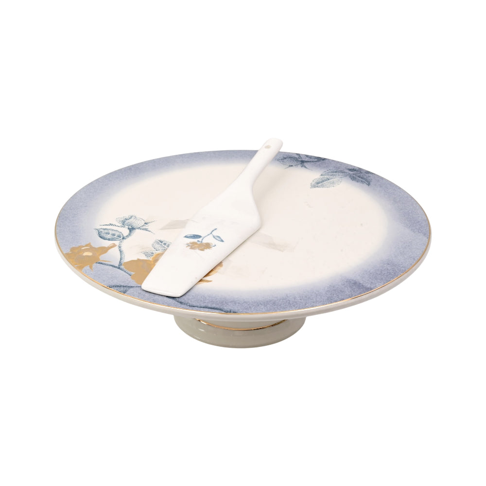 CAKE DISH WITH SPOON ANGELA MK123