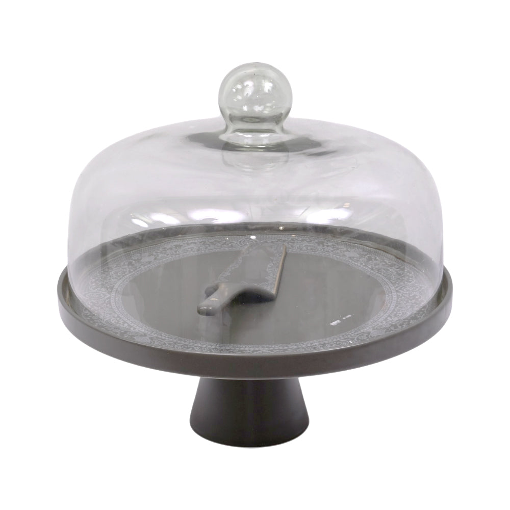 CAKE DISH WITH SPOON ANGELA MK266