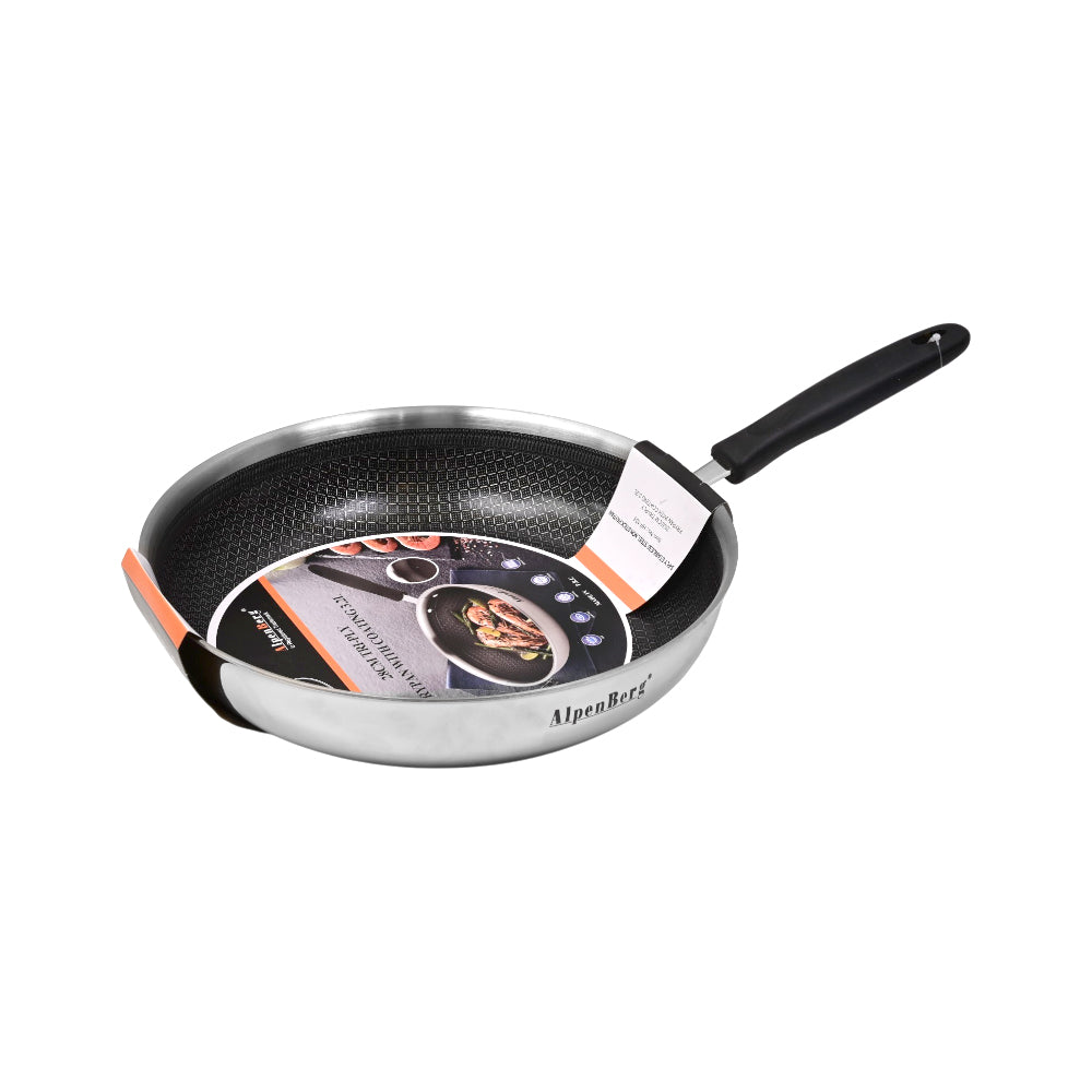 FRY PAN ALPEN BERG 28 CM HONEY COMB STAINSTEEL HP-103