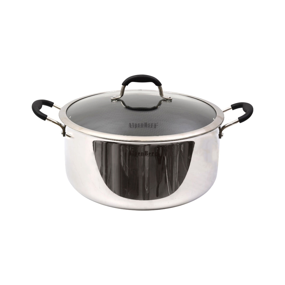 DAGCHI ALPEN BERG 32 CM HONEY COMB STAINSTEEL HP-117