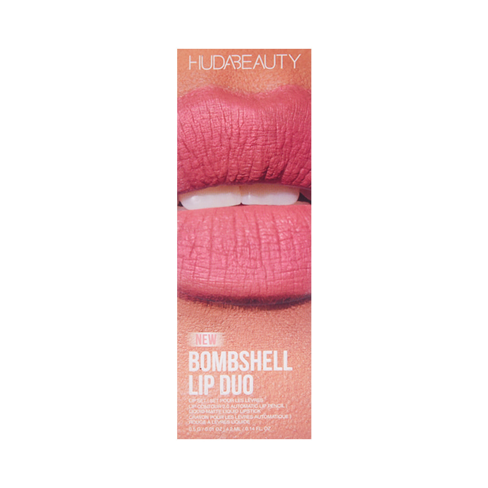 HUDA BEAUTY BOMBSHELL LIP DUO 4.2ML