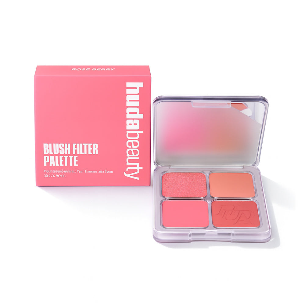 HUDA BLUSH FILTER BLUSH PALETTE ROSE BERRY 7.5G