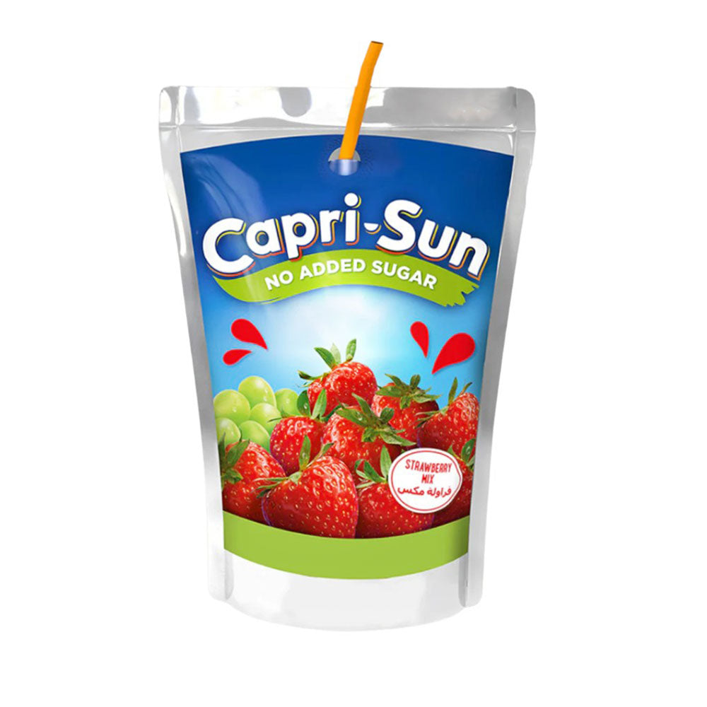 CAPRI SUN JUICE STRAWBERRY NO SUGAR AD 200 ML