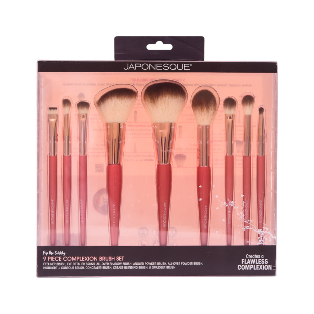 MARSHALL POP THE BUBBLY 9PC COMPLEXION BRUSH SET