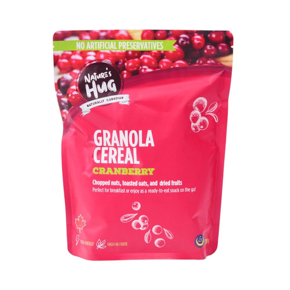 N HUG GRANOLA CRANBERRY CEREAL 330 GM