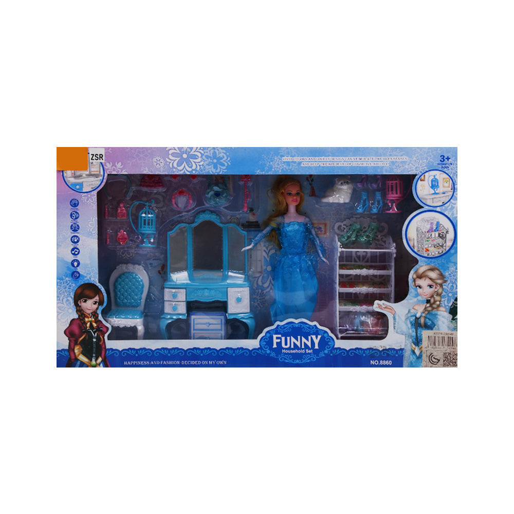 8860 DOLL DRESSING TABLE WITH ACC D