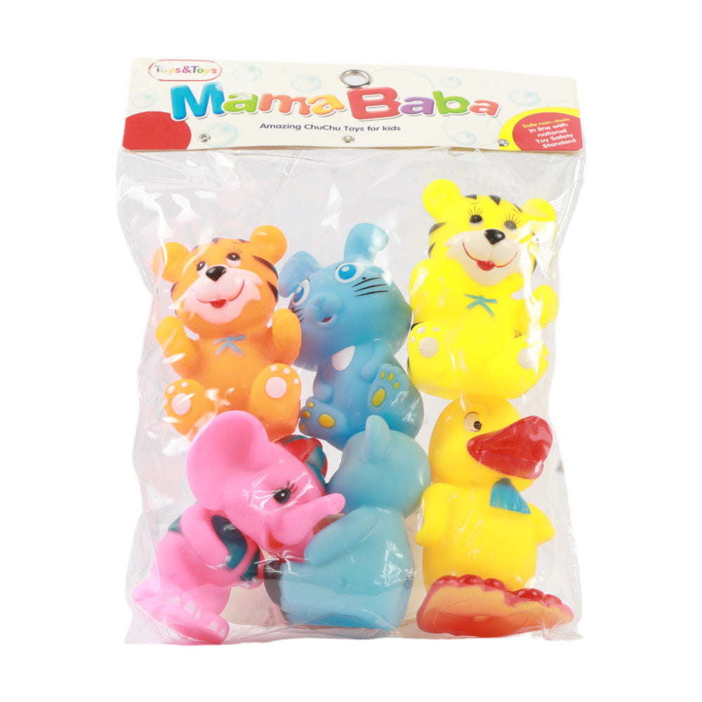 Al04 6 6Pcs Chuchu Animals Pvc