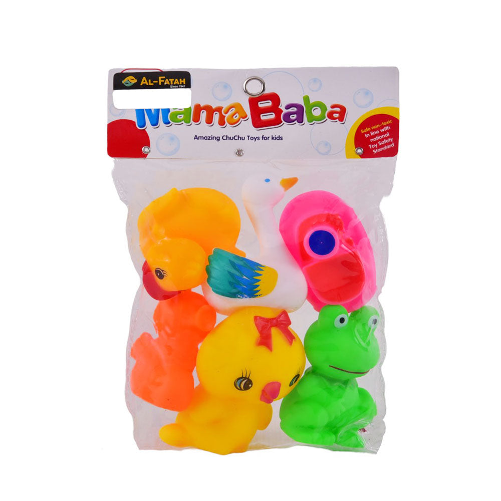 SA05-6 MAMA BABA SEA ANIMAL CHUCHU 6PC A.I (3+ MONTH)
