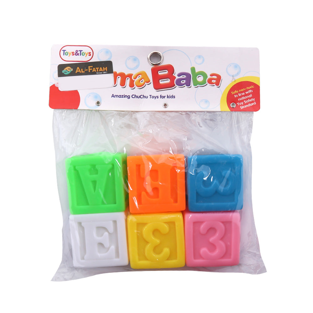 Bl07-6 Mama Baba Chuchu Numbers 6Pc A.I (0 To 36+Month)