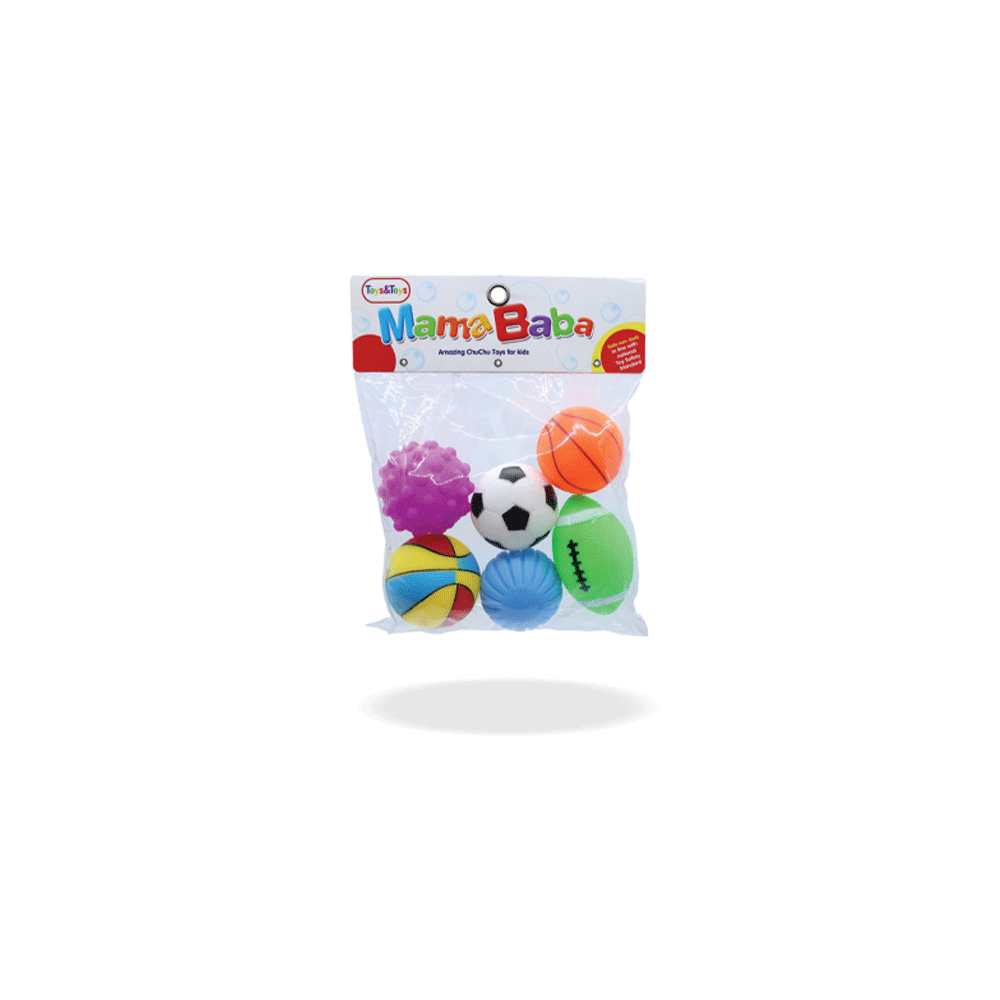BA8-6 MAMA BABA BALL CHUCHU 6PC A.I (3+ MONTH)