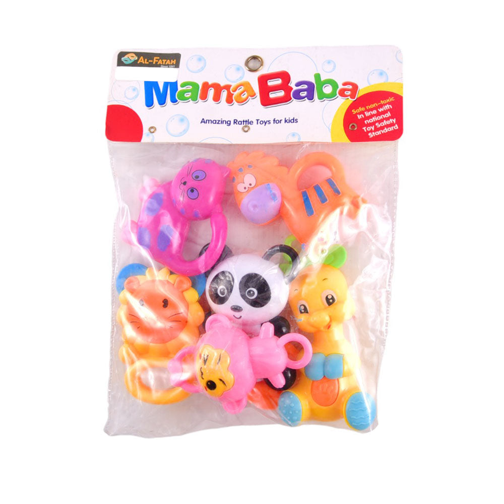 RA-06 Mama Baba Rattle set 6PC (+0M) A.i